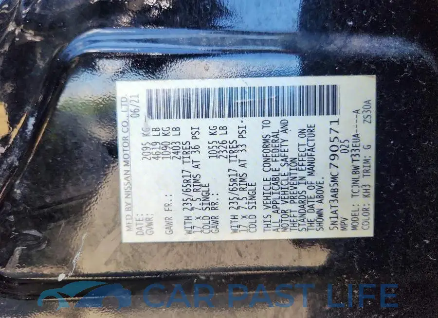 5N1AT3AB5MC790571# 14