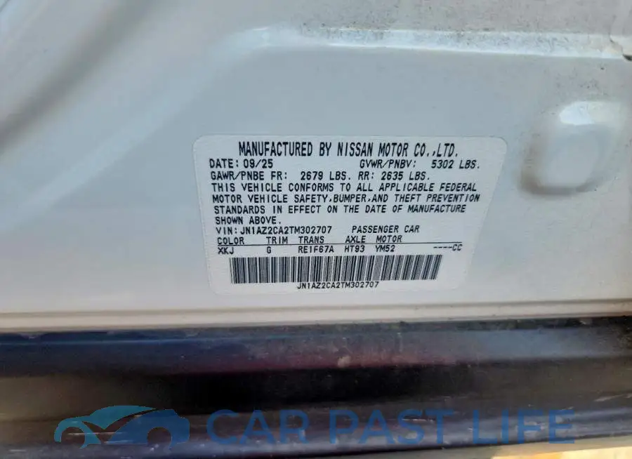 JN1AZ2CA2TM302707# 13
