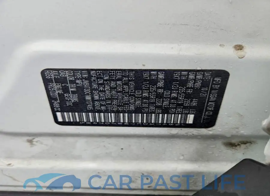 JN8AT3DC1MW107485# 13