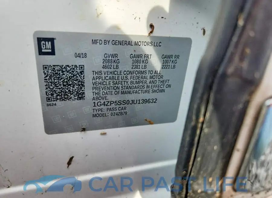 1G4ZP5SS0JU139632# 12
