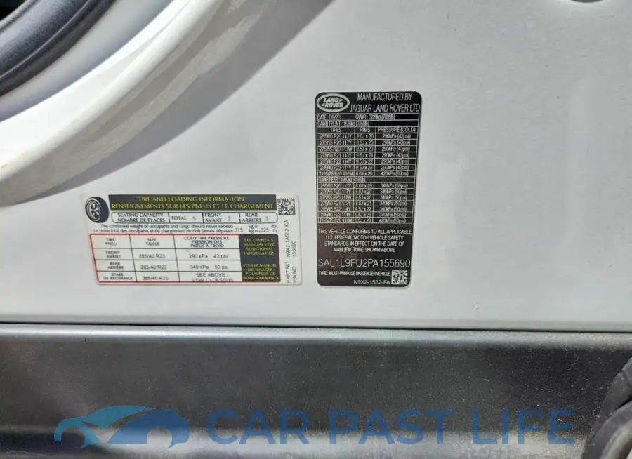SAL1L9FU2PA155690# 14