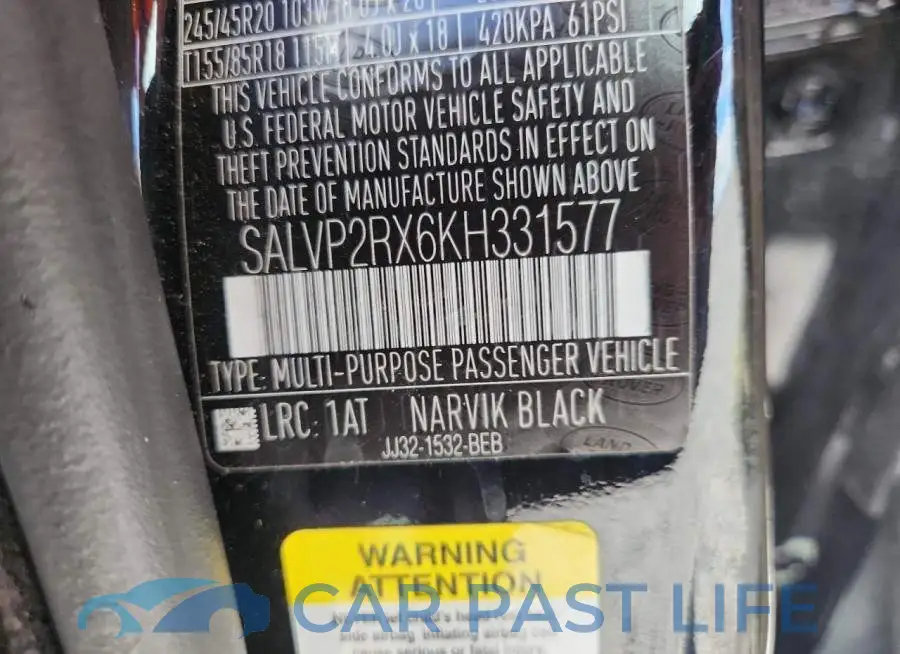 SALVP2RX6KH331577# 13