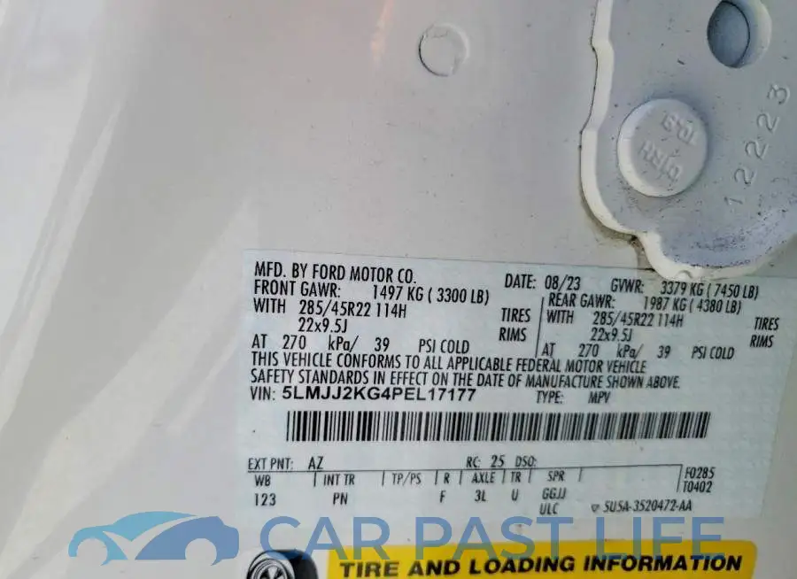 5LMJJ2KG4PEL17177# 12