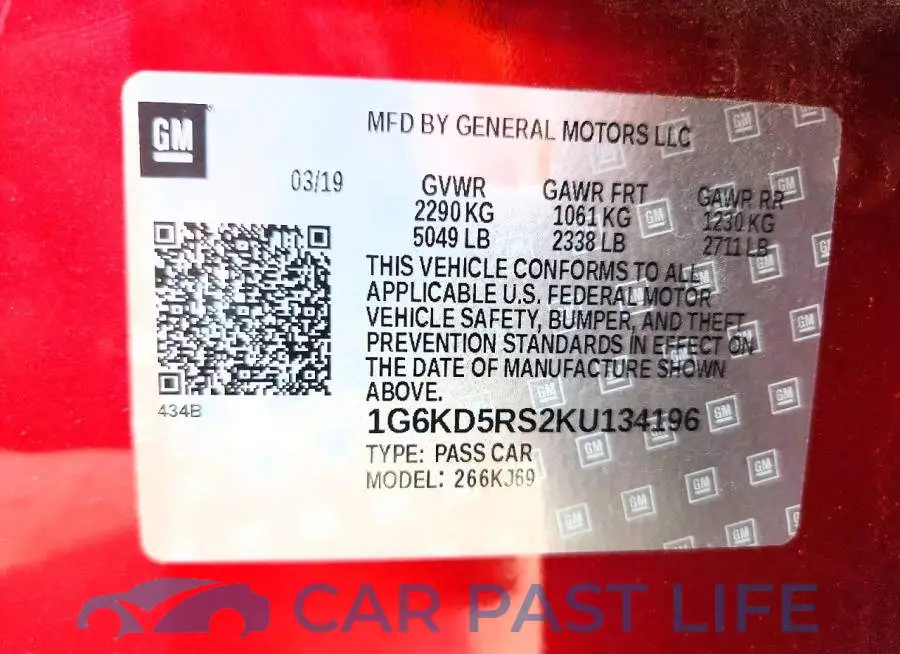 1G6KD5RS2KU134196# 13