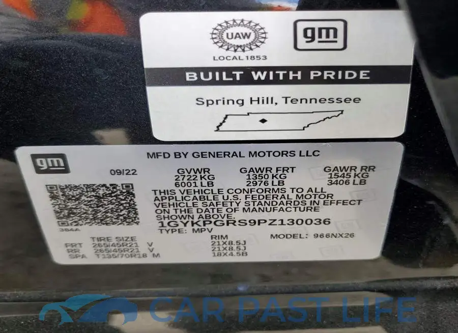 1GYKPGRS9PZ130036# 13