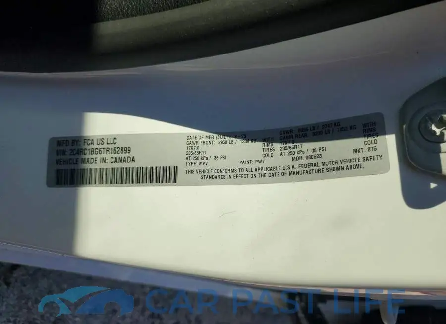 2C4RC1BG6TR162899# 13