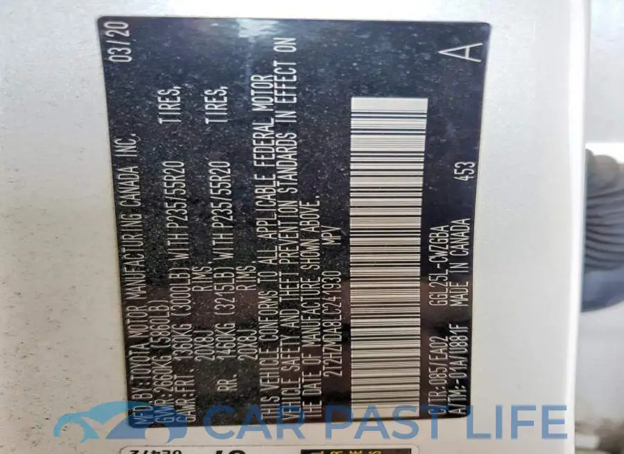 2T2HZMDA8LC241930# 14
