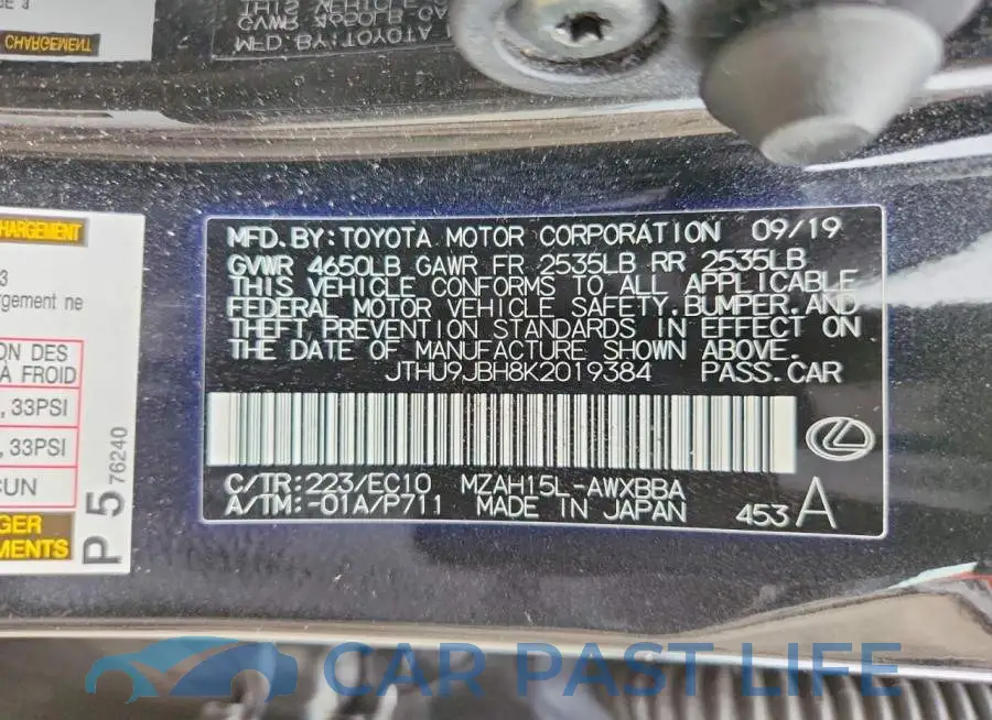 JTHU9JBH8K2019384# 13