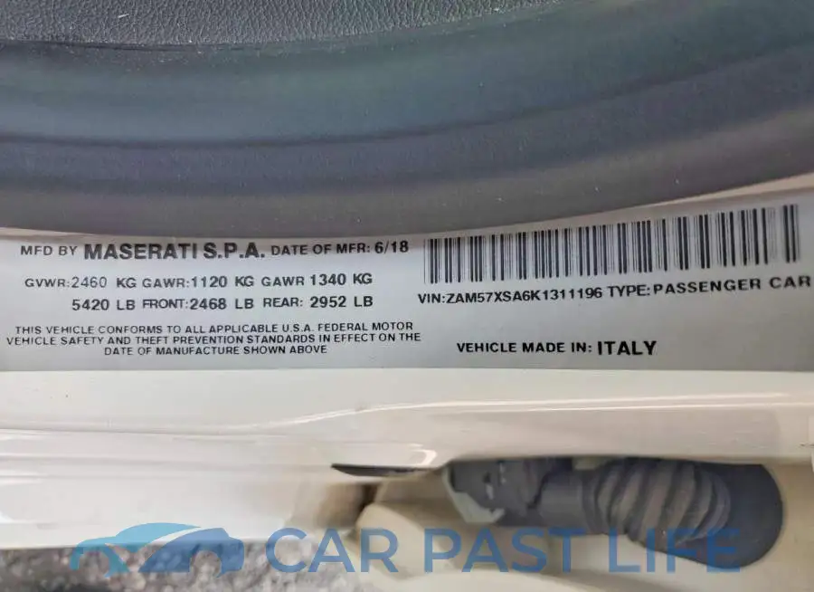 ZAM57XSA6K1311196# 12