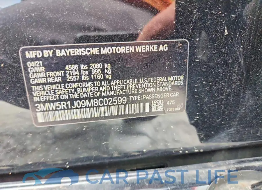3MW5R1J09M8C02599# 12