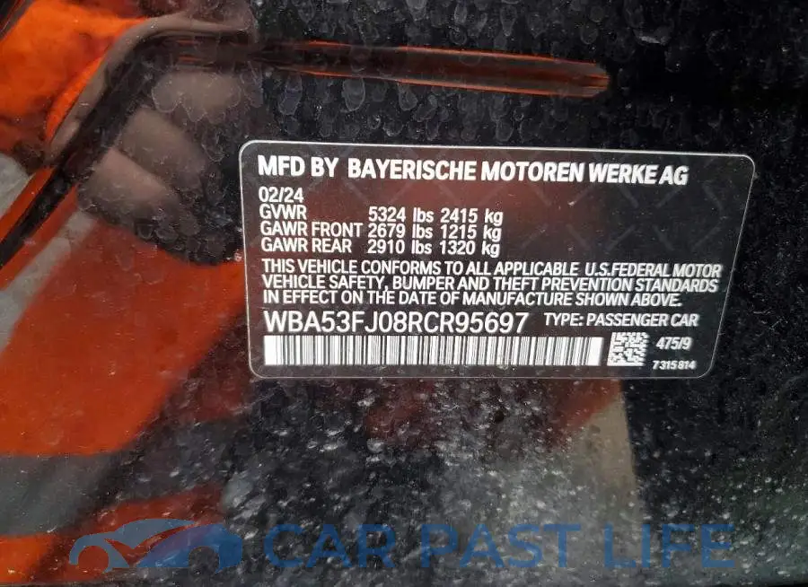 WBA53FJ08RCR95697# 12