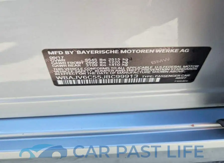 WBAJV6C55JBC99913# 12