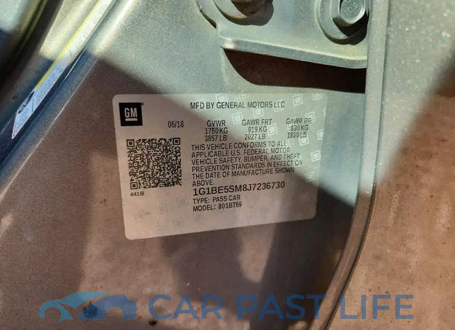 1G1BE5SM8J7236730# 12