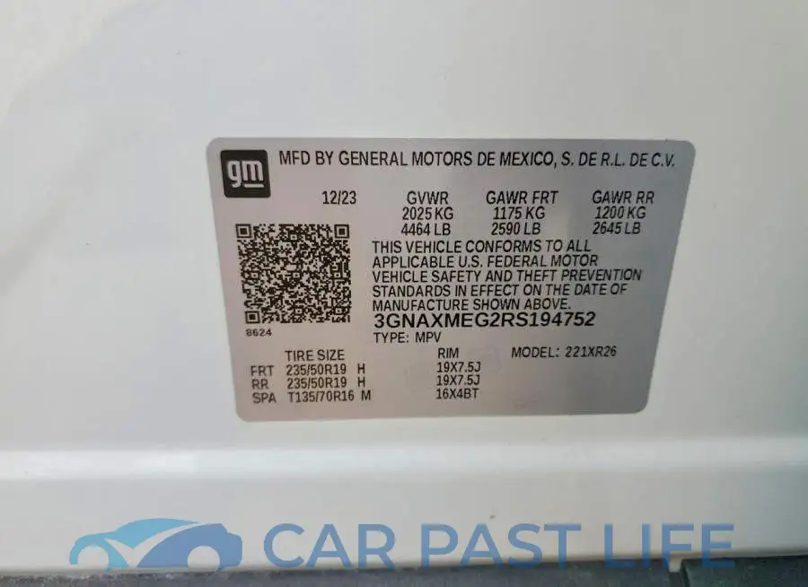 3GNAXMEG2RS194752# 13