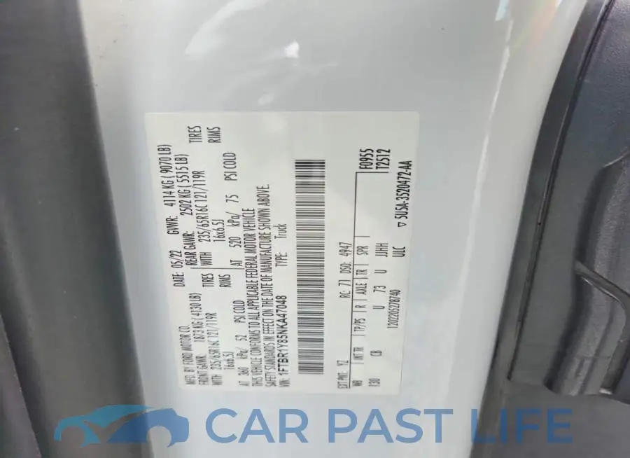 1FTBR1Y85NKA47048# 14