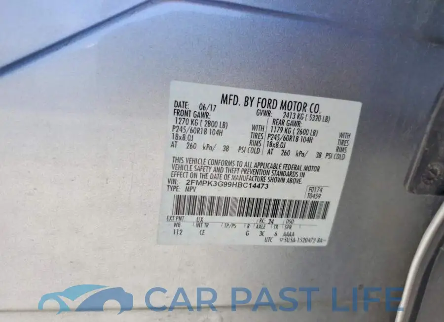 2FMPK3G99HBC14473# 13