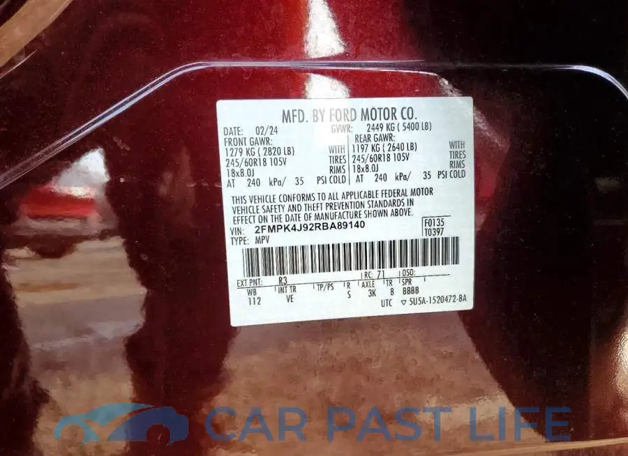 2FMPK4J92RBA89140# 13