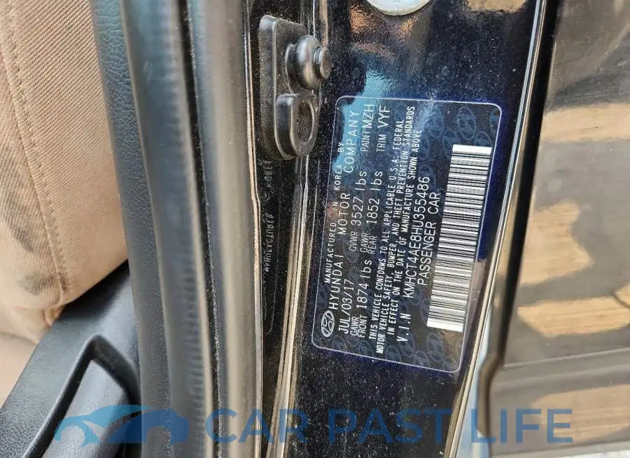 KMHCT4AE8HU355486# 12