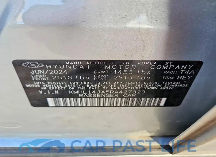 KMHL14JA5RA427329# 12