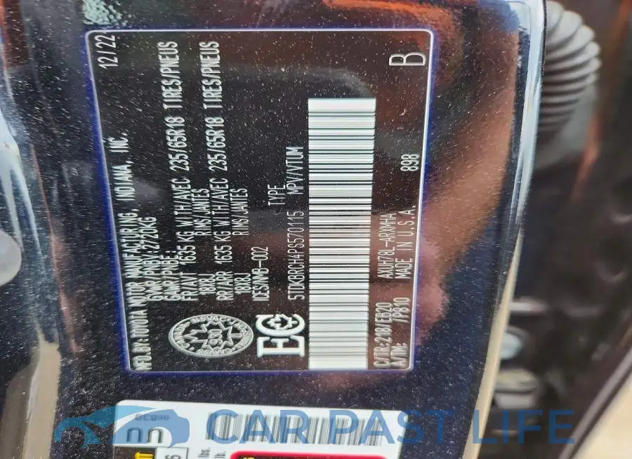 5TDKBRCH4PS570115# 13