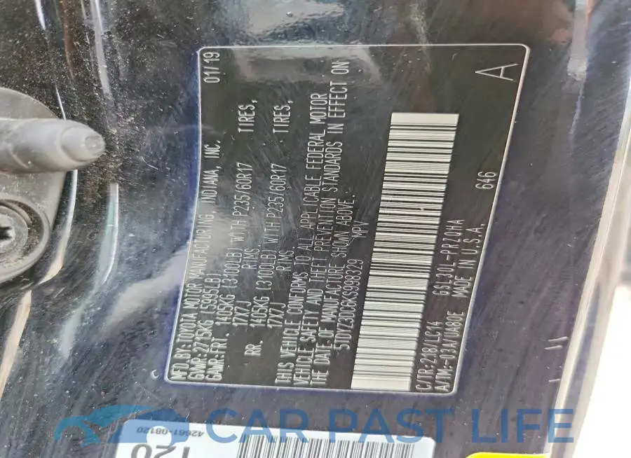 5TDYZ3DC6KS998329# 13