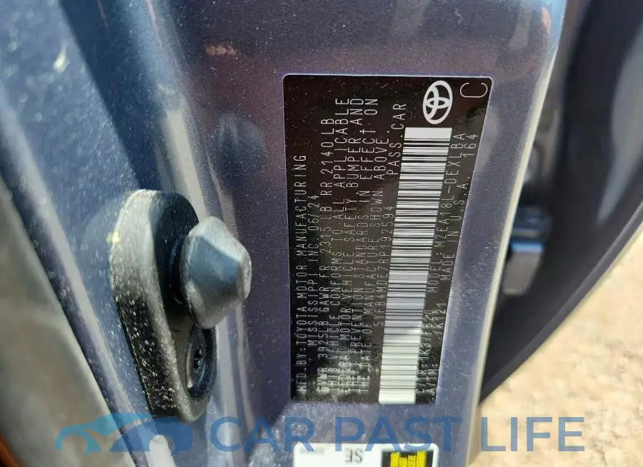 5YFB4MDE7RP192594# 12