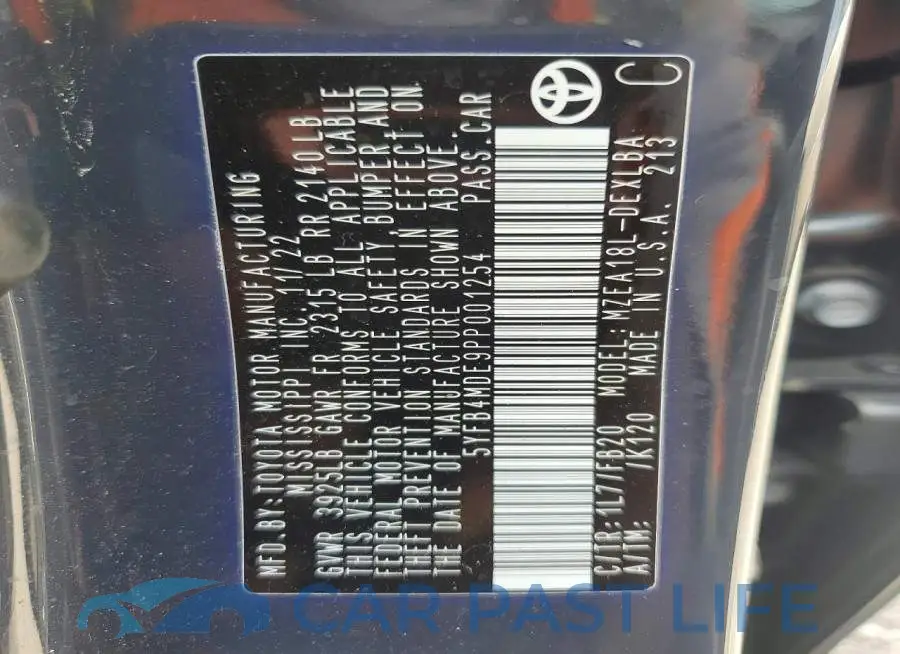 5YFB4MDE9PP001254# 13