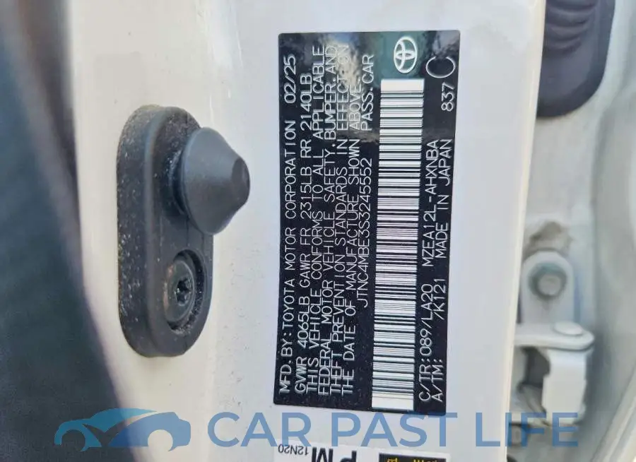 JTNC4MBE3S3245552# 13