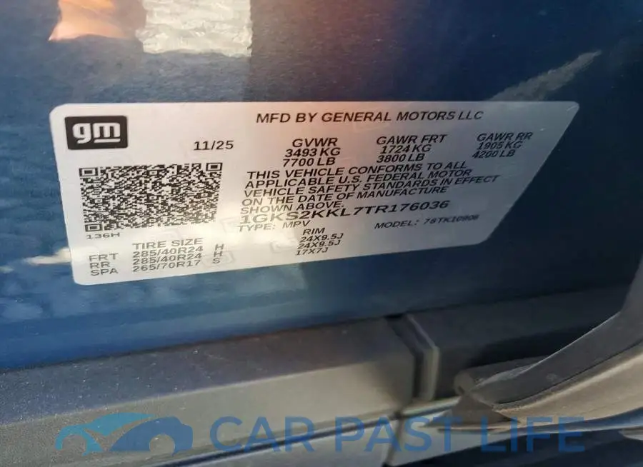 1GKS2KKL7TR176036# 13