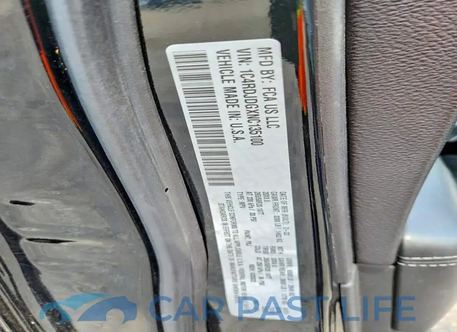 1C4RDJDGXNC135100# 13