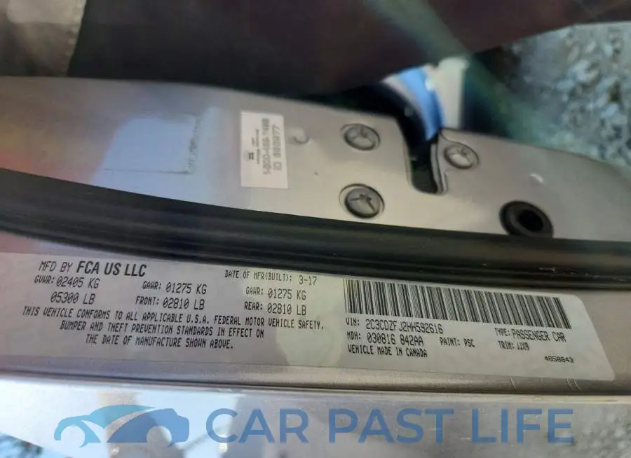 2C3CDZFJ2HH592616# 12