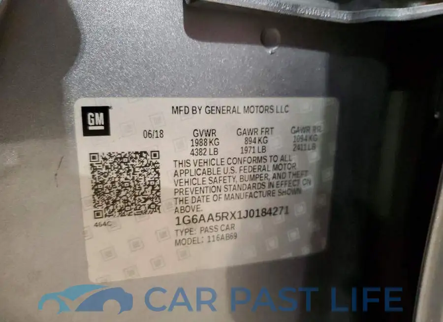 1G6AA5RX1J0184271# 12