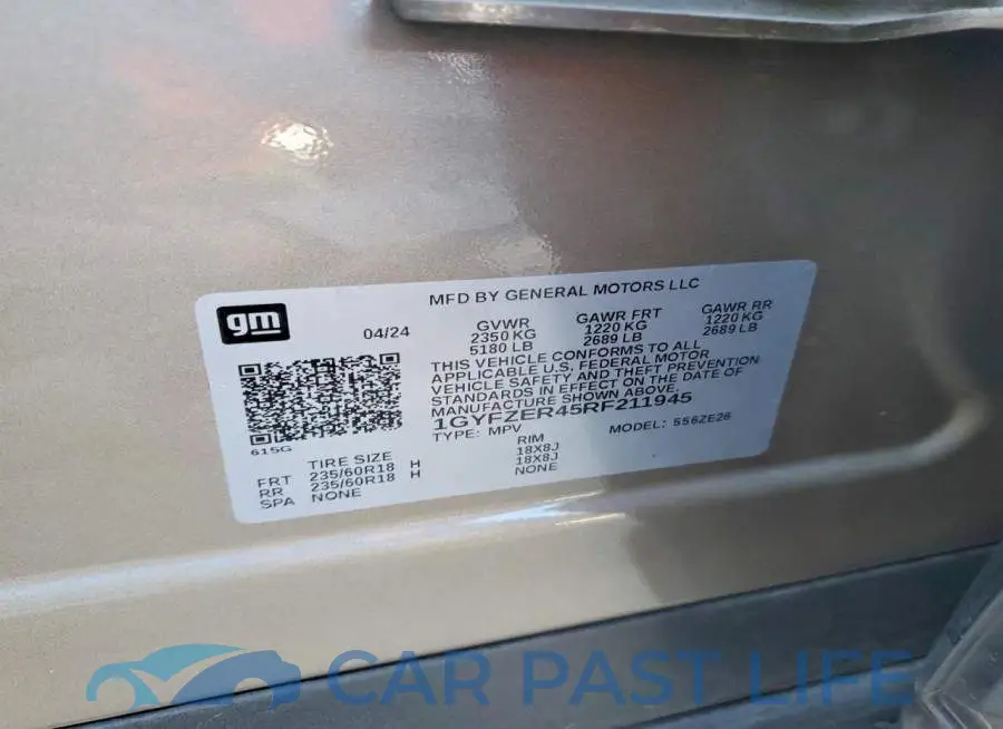 1GYFZER45RF211945# 12