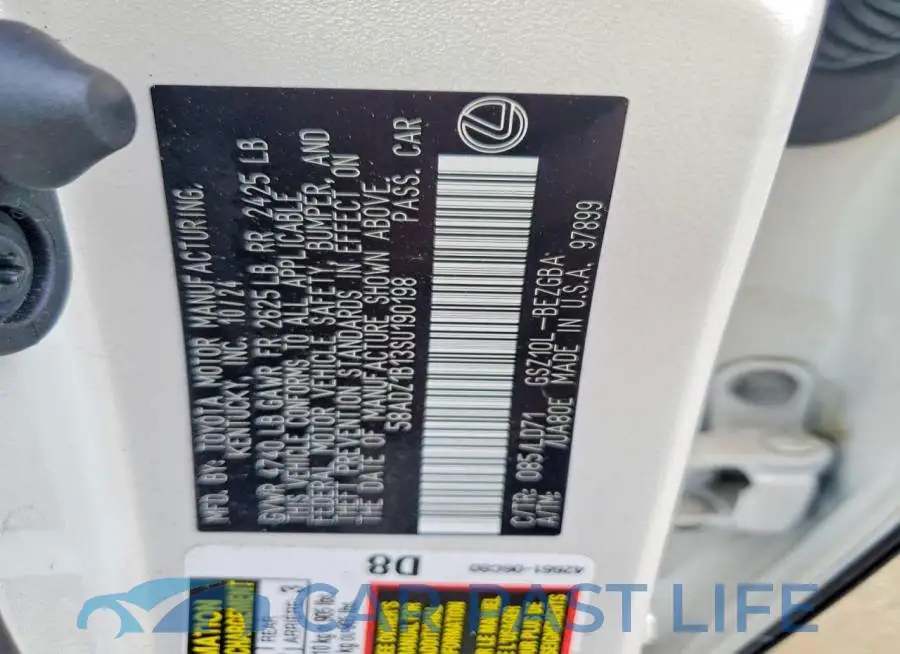 58ADZ1B13SU190198# 12