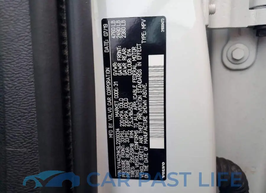 YV4AC2HK5L2209334# 14