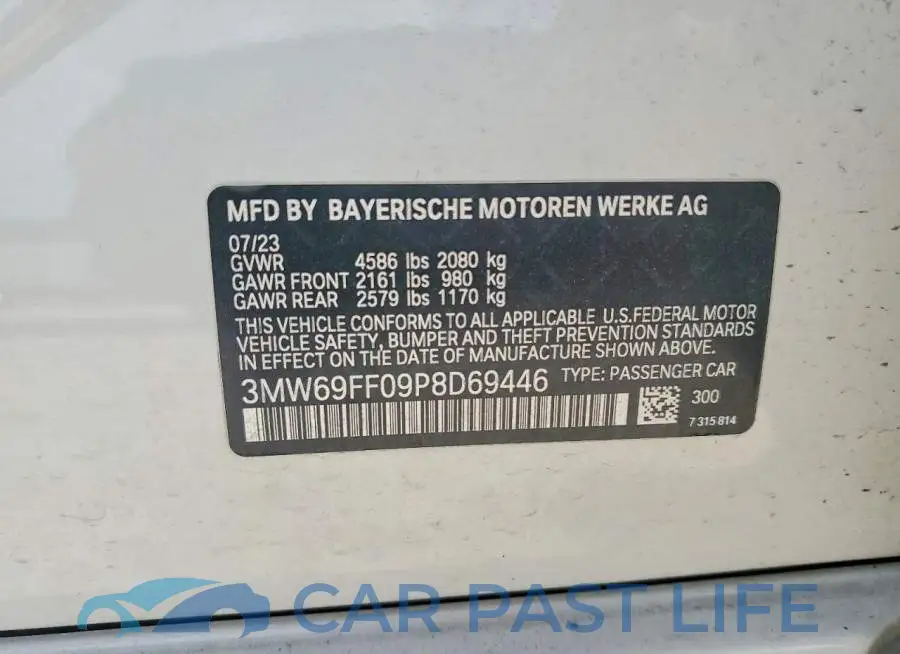 3MW69FF09P8D69446# 12