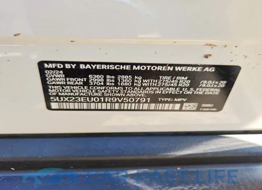 5UX23EU01R9V50791# 14