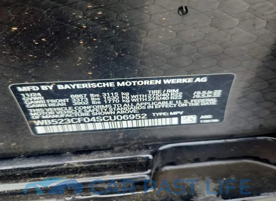 WB523CF04SCU06952# 14