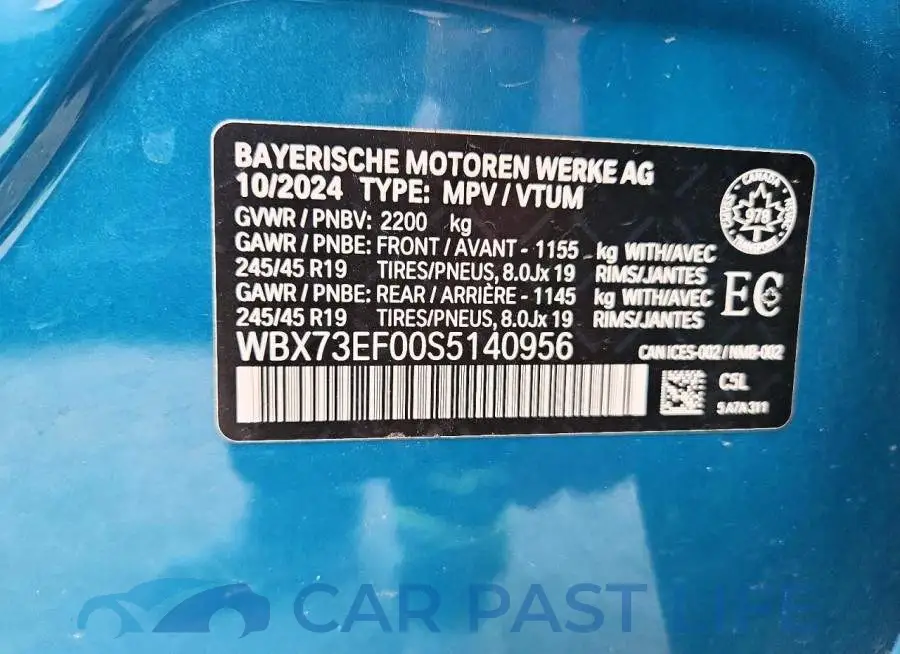 WBX73EF00S5140956# 14