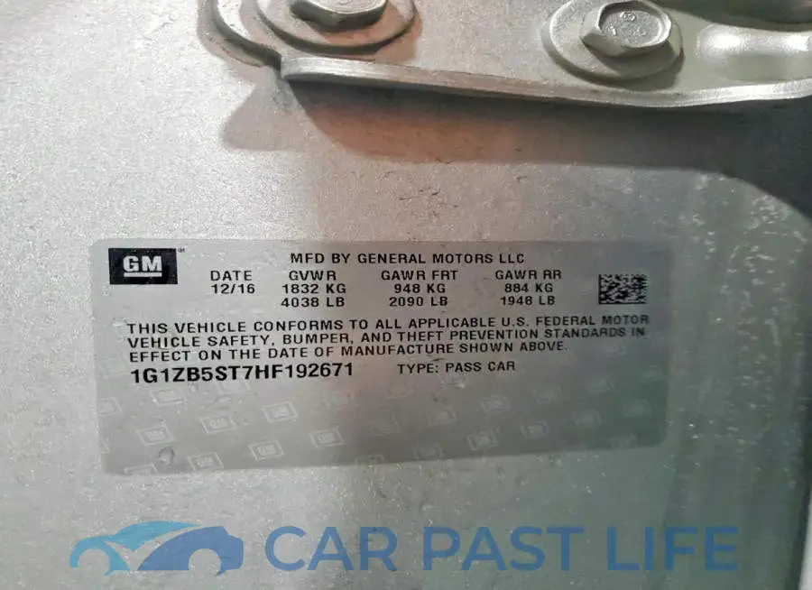 1G1ZB5ST7HF192671# 12