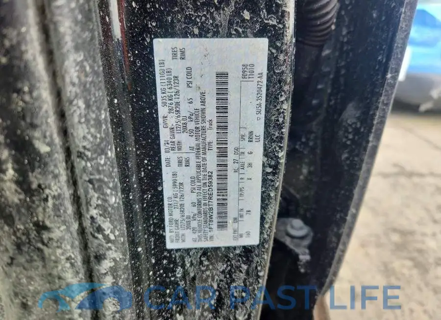 1FT8W2BT7RED59382# 12
