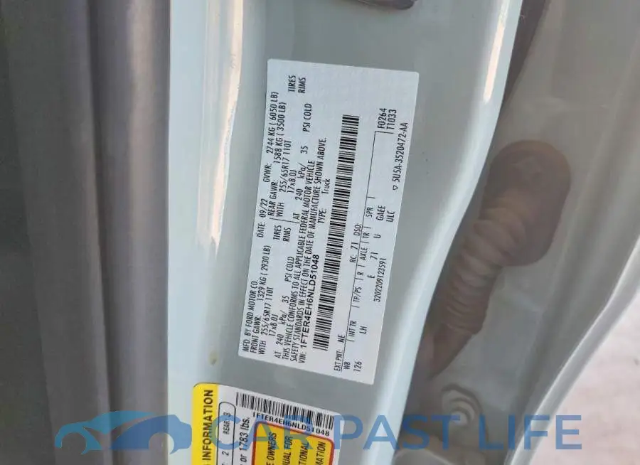 1FTER4EH6NLD51048# 12