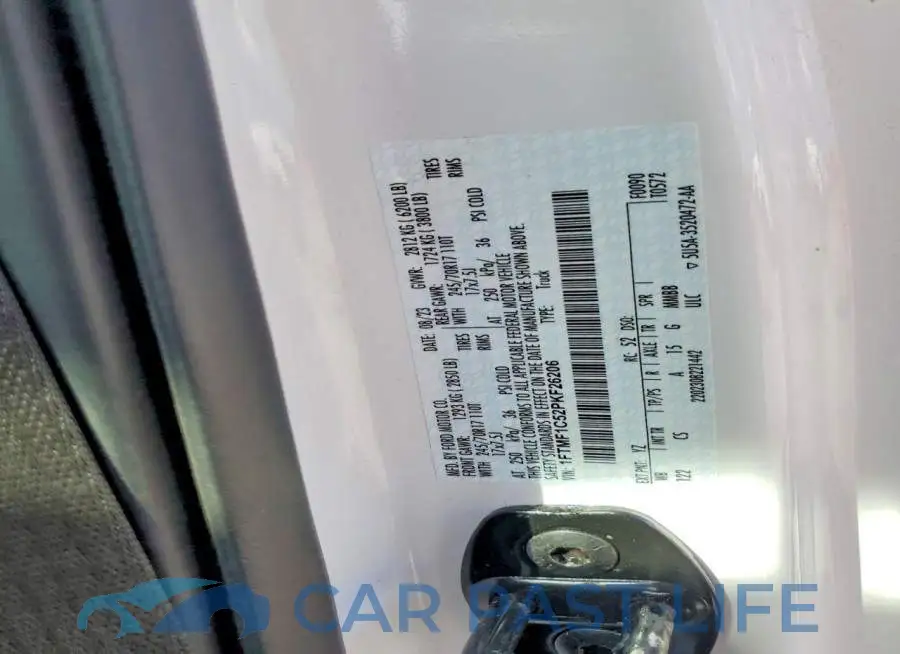 1FTMF1C52PKF26206# 13