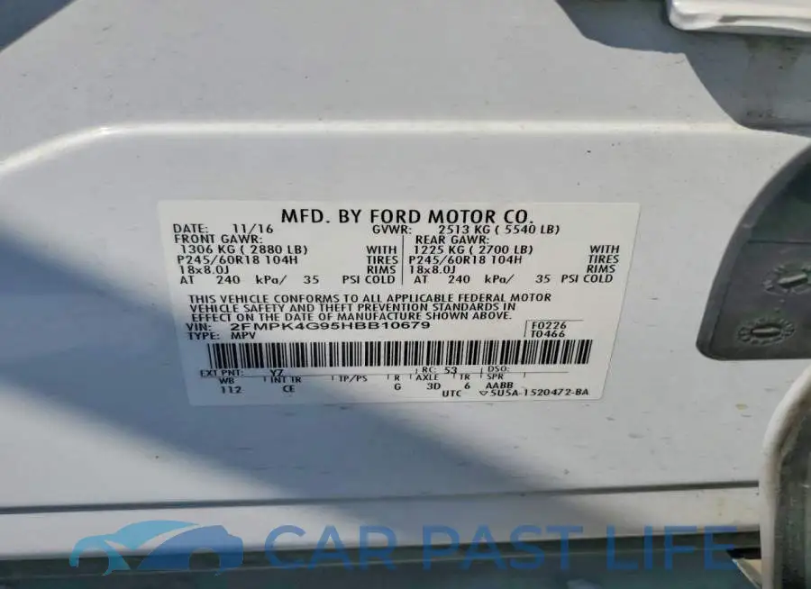 2FMPK4G95HBB10679# 13