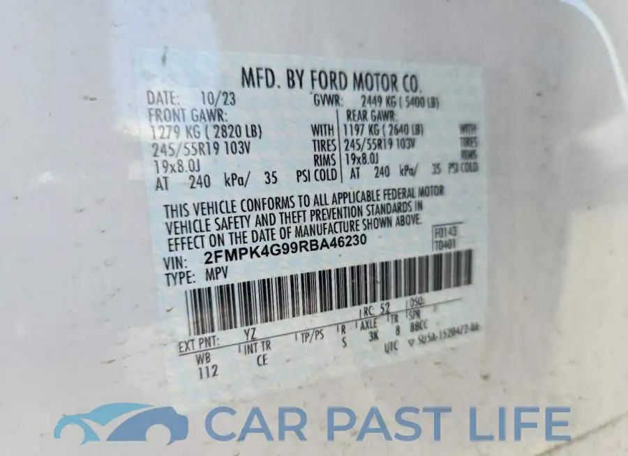 2FMPK4G99RBA46230# 13