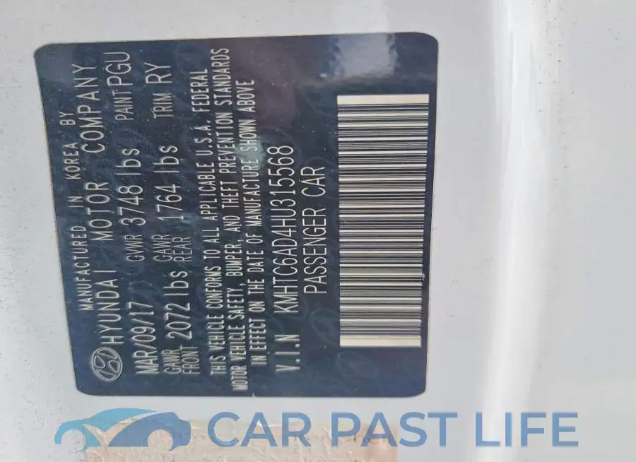 KMHTC6AD4HU315568# 12