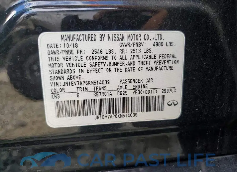 JN1EV7AP6KM514039# 12