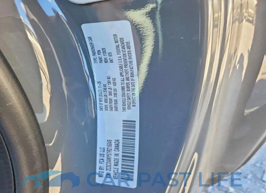 2C3CDAMP5TR216049# 13