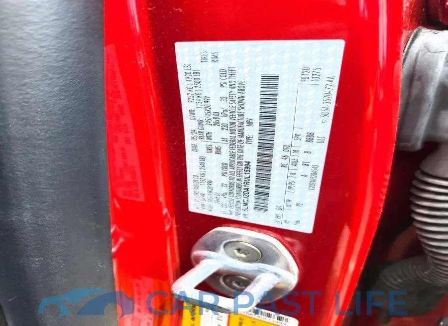 5LMCJ2DA1RUL15994# 13