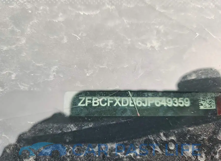 ZFBCFXDB6JP649359# 12